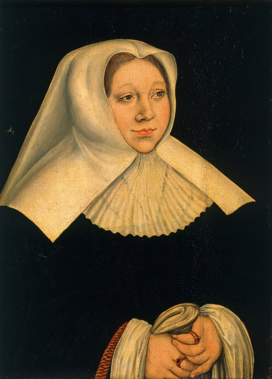Portræt af Margaret af Østrig 1480-1530, ca 1530 af Lucas Cranach the Elder