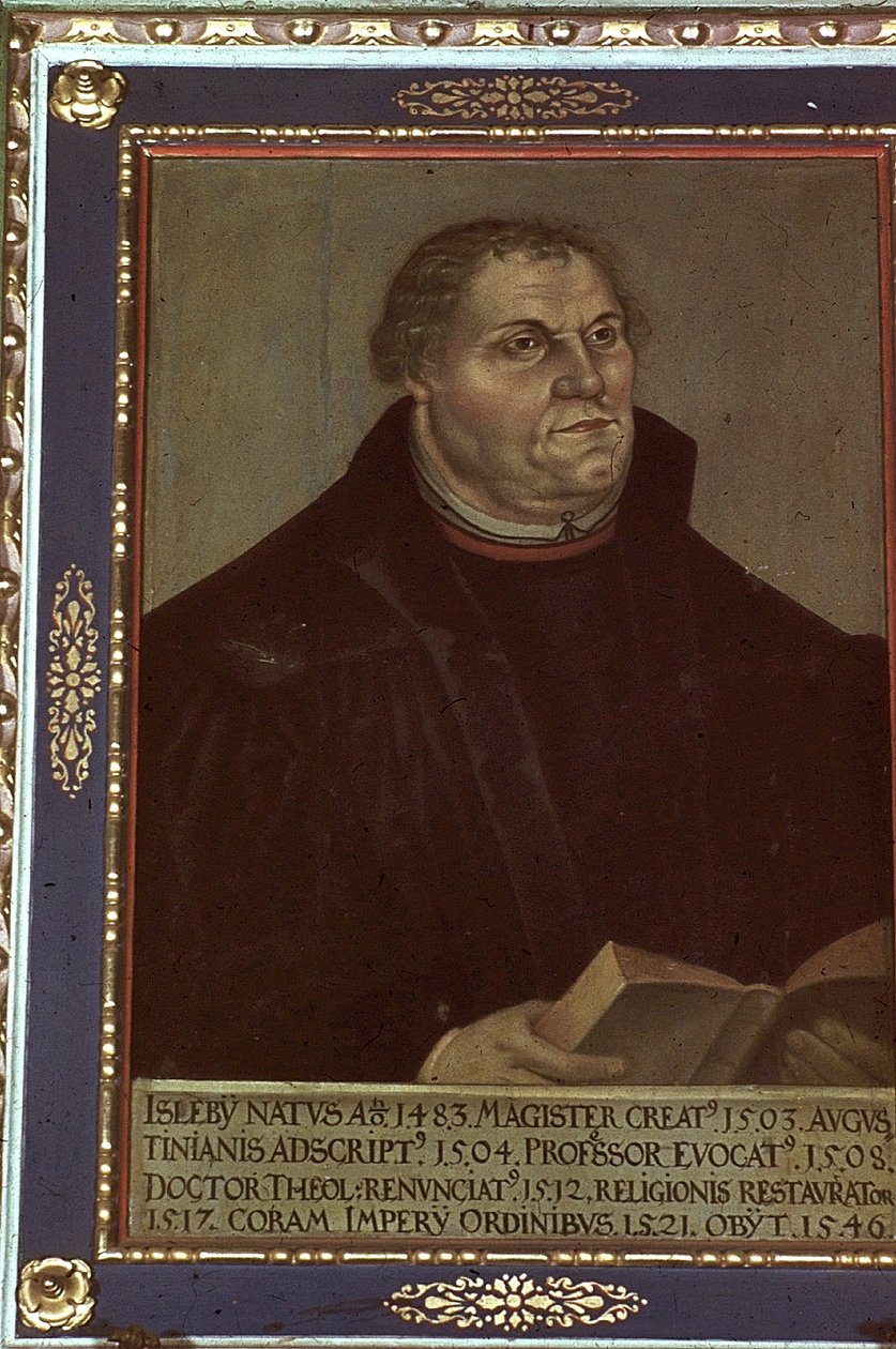 Portræt af Martin Luther af Lucas Cranach the Elder