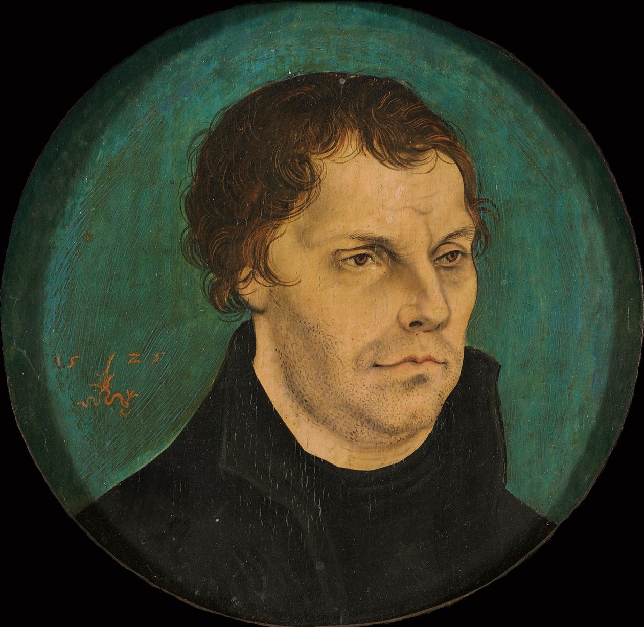 Portræt af Martin Luther 1483-1546, 1525. af Lucas Cranach the Elder