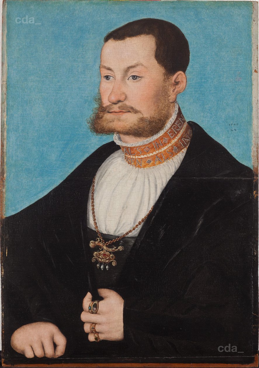 Portræt af prins Joachim af Lucas Cranach the Elder