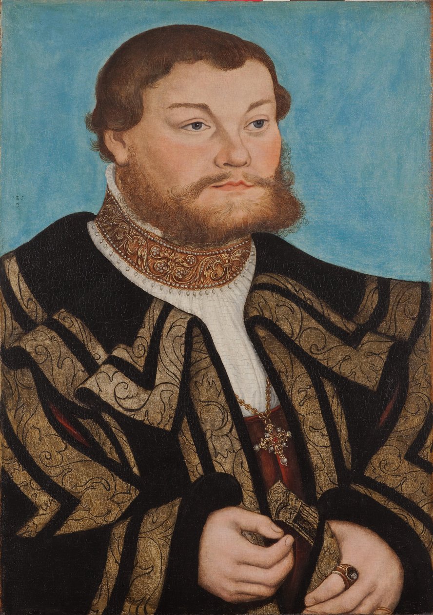 Portræt af prins Johann af Lucas Cranach the Elder