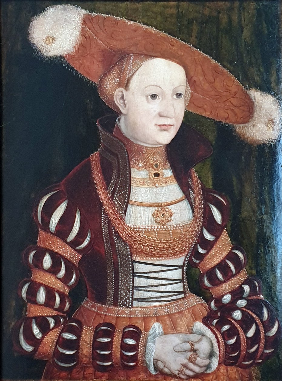 Prinsesse Magdalena af Brandenburg af Lucas Cranach the Elder