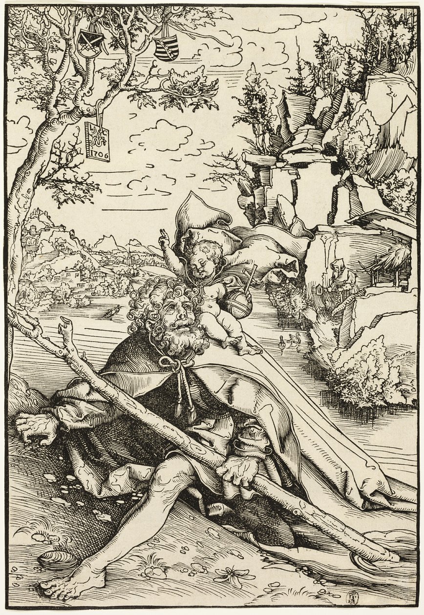 Sankt Kristoffer af Lucas Cranach the Elder