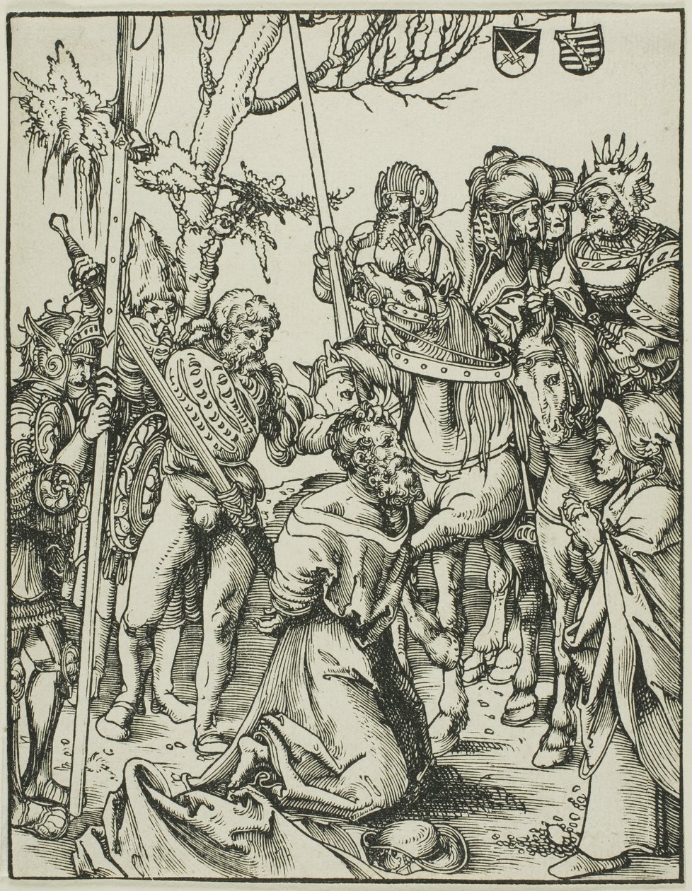 Sankt Jakob den Store, fra Apostlenes martyrium af Lucas Cranach the Elder