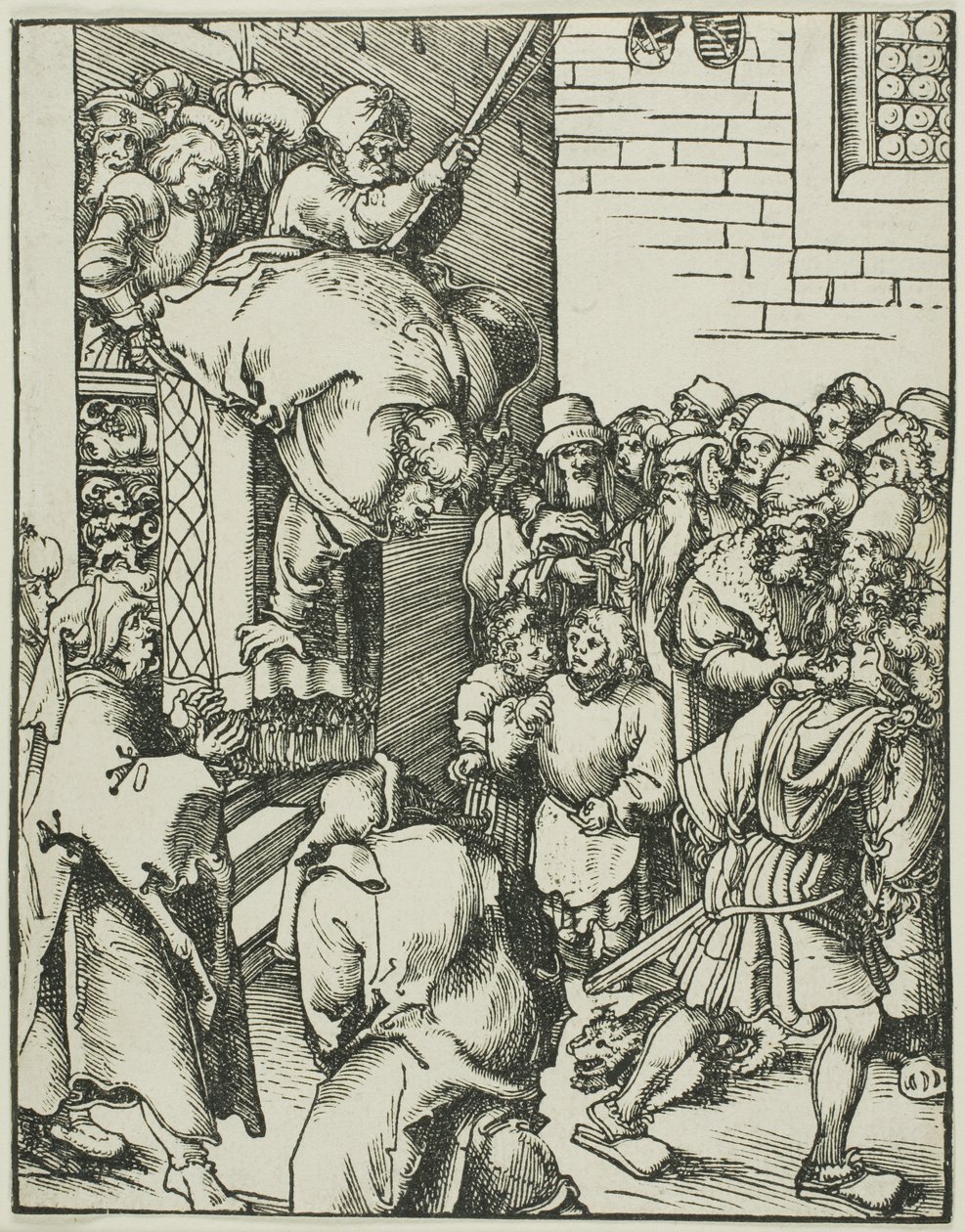 Sankt Jakob den Mindre, Apostlenes martyrium af Lucas Cranach the Elder