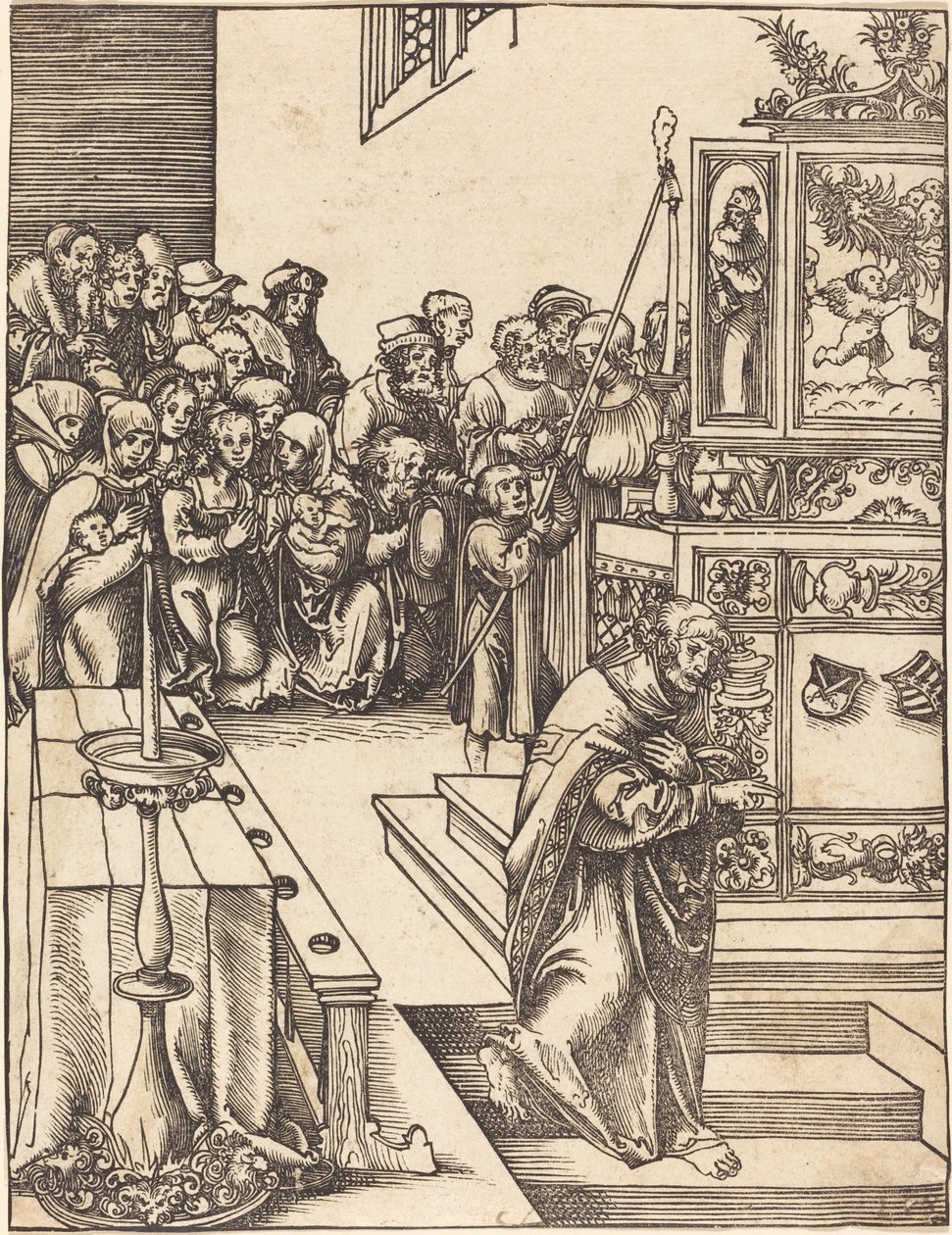 Sankt Johannes Evangelisten af Lucas Cranach the Elder