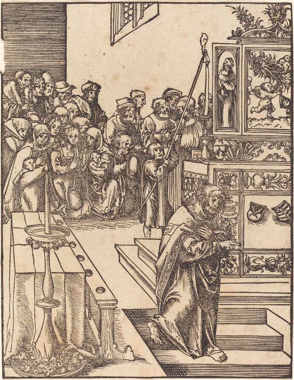Sankt Johannes Evangelisten af Lucas Cranach the Elder