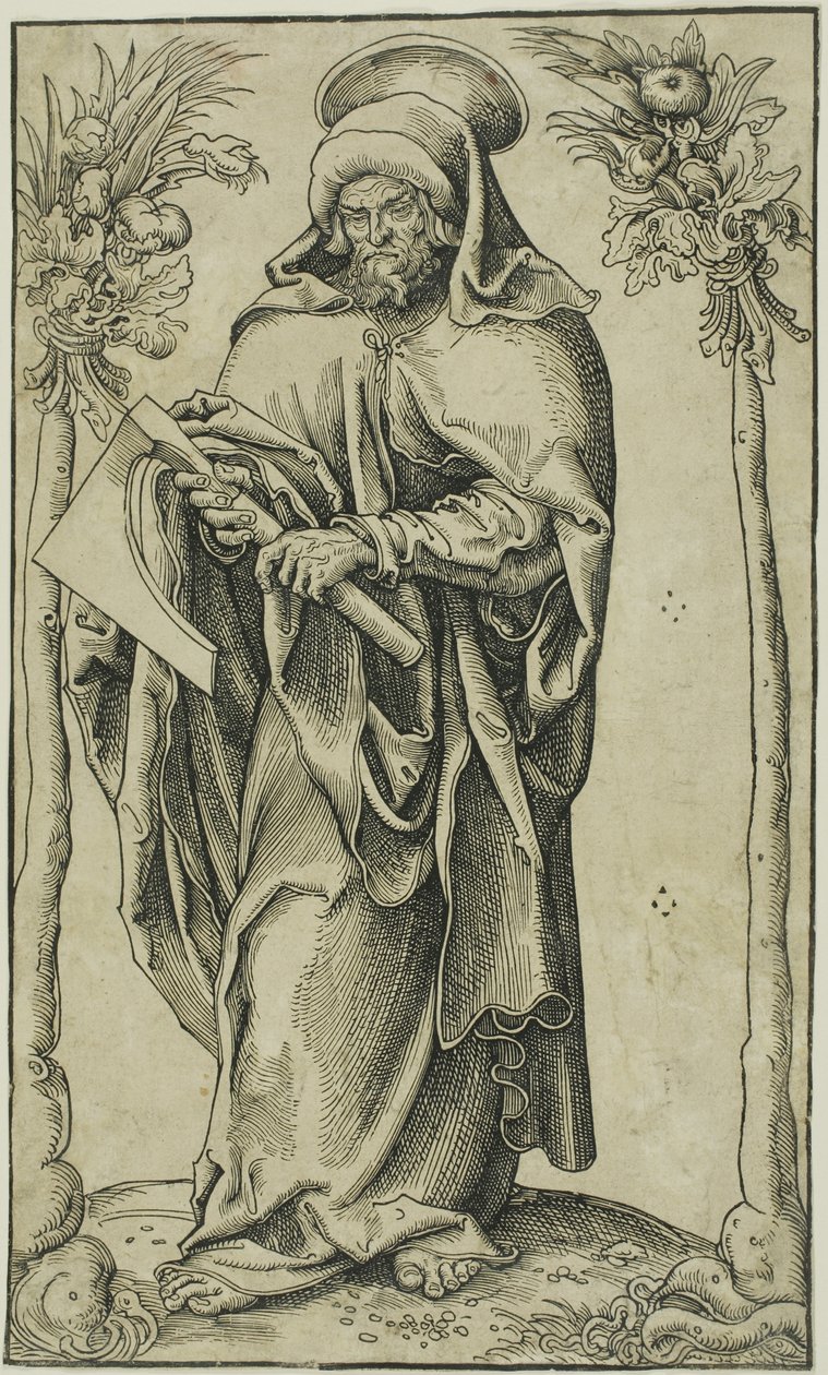 Sankt Matthias, fra Kristus, apostlene og Sankt Paulus af Lucas Cranach the Elder