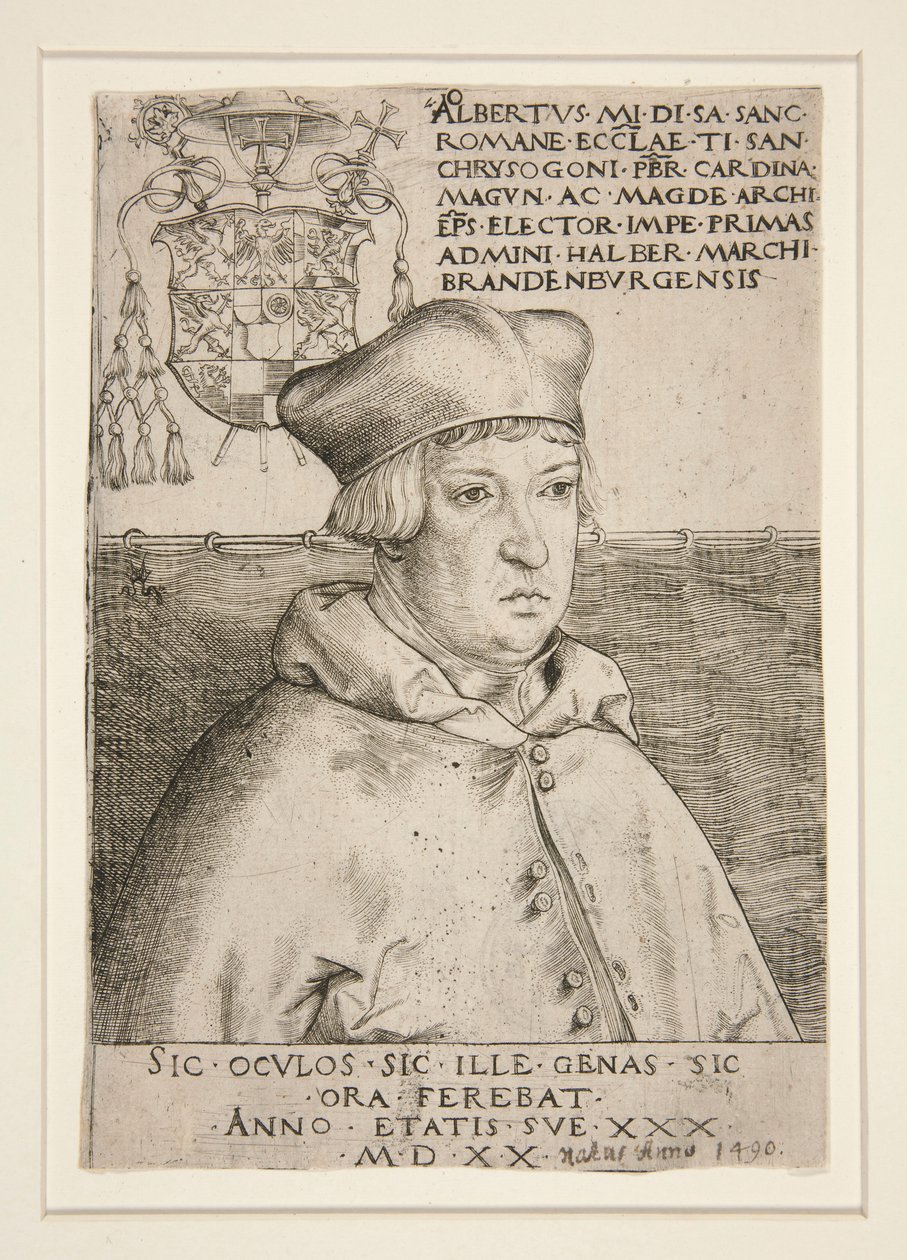 Kardinal Albrecht af Brandenburg af Lucas Cranach the Elder
