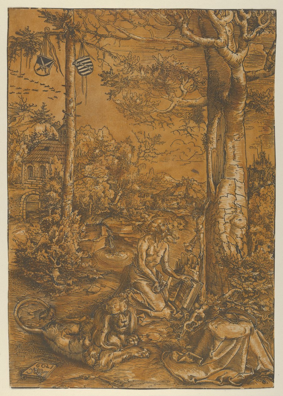 Sankt Jeromes anger, 1509. af Lucas Cranach the Elder