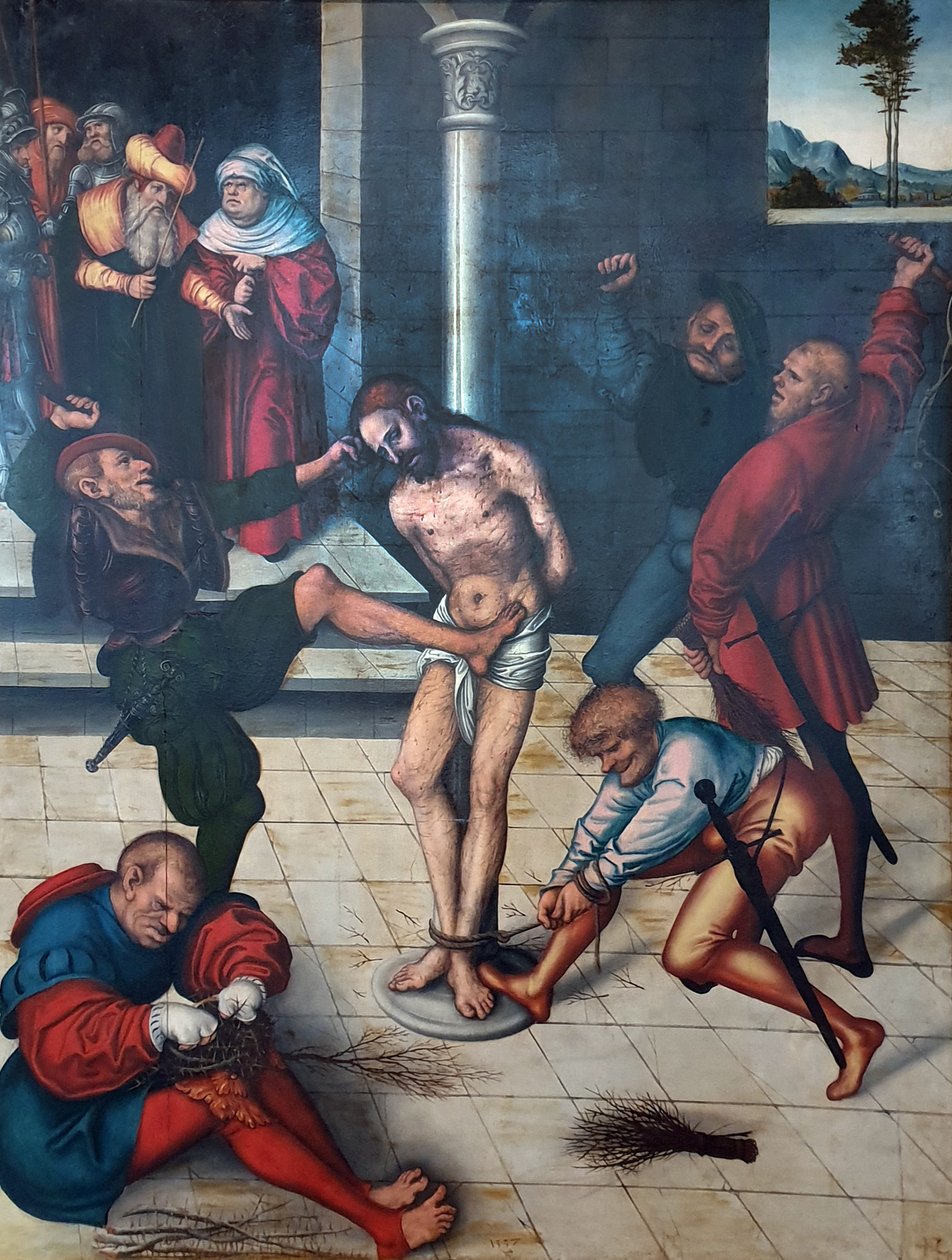 Piskningen af Kristus af Lucas Cranach the Elder