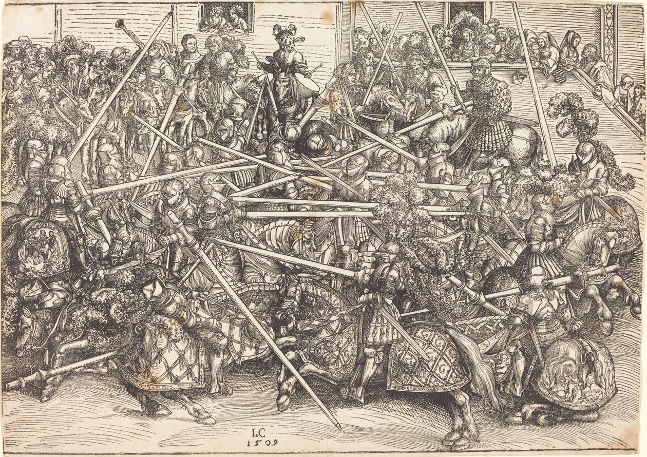 Den tredje turnering af Lucas Cranach the Elder