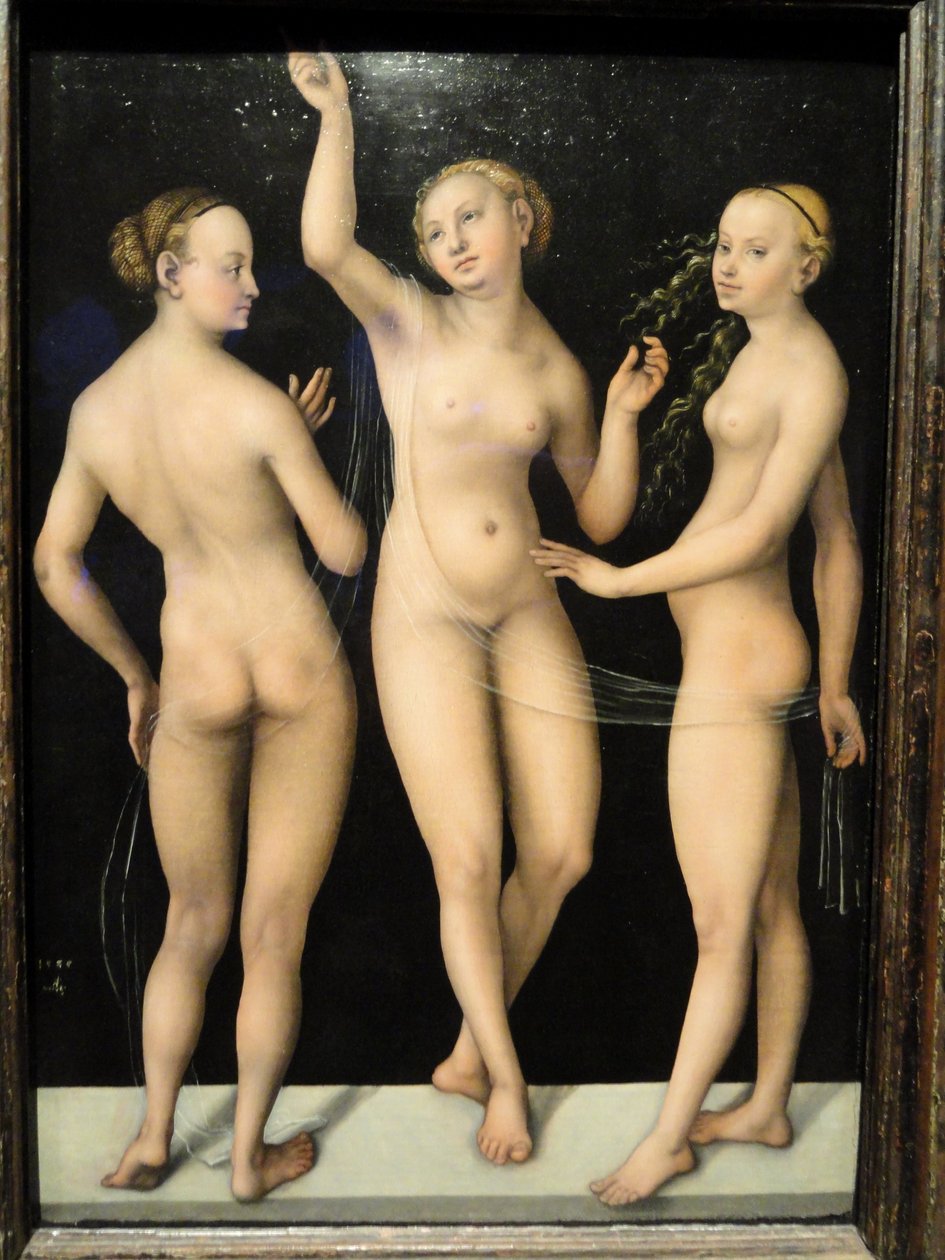De tre nådegaver af Lucas Cranach the Elder