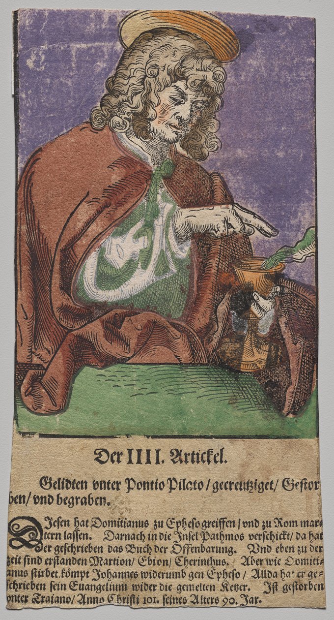 Johannes fra Kristus, apostlene og den hellige Paulus af Lucas Cranach the Elder, After