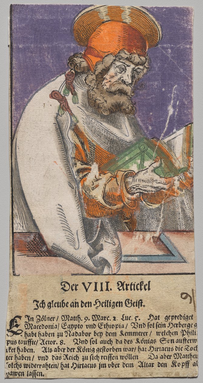 Matthæus fra Kristus, apostlene og den hellige Paulus af Lucas Cranach the Elder, After