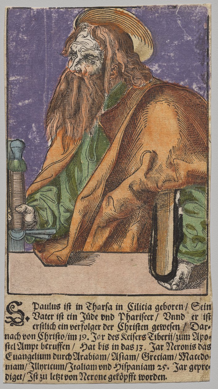 Paulus fra Kristus, apostlene og den hellige Paulus af Lucas Cranach the Elder, After
