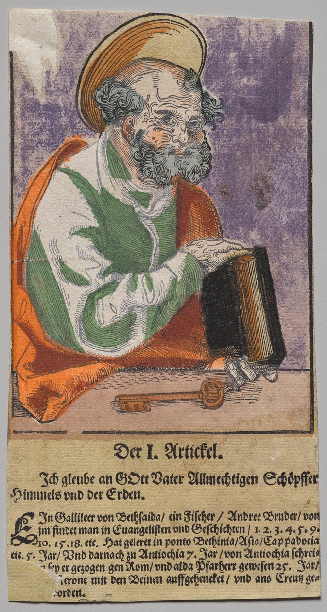 Peter fra Kristus, apostlene og den hellige Paulus af Lucas Cranach the Elder, After