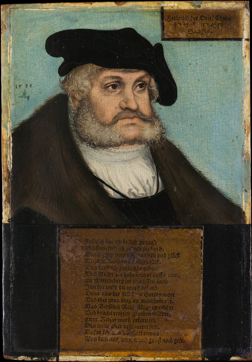Friedrich III (1463-1525), den vise, kurfyrste af Sachsen af Lucas Cranach the Elder and workshop