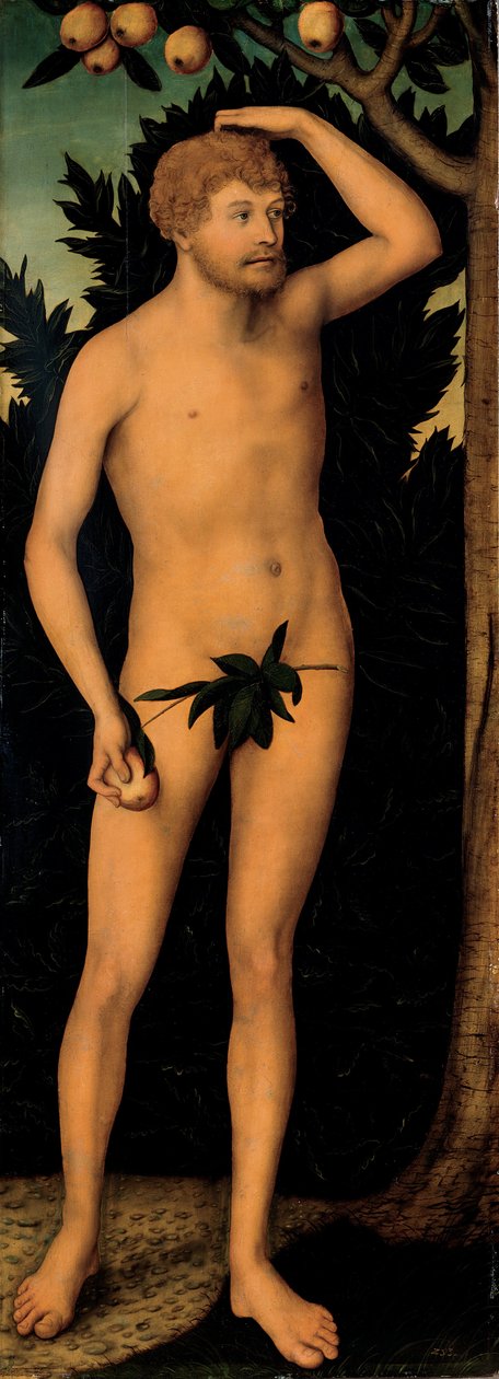 Adam og Eva af Lucas Cranach the Younger