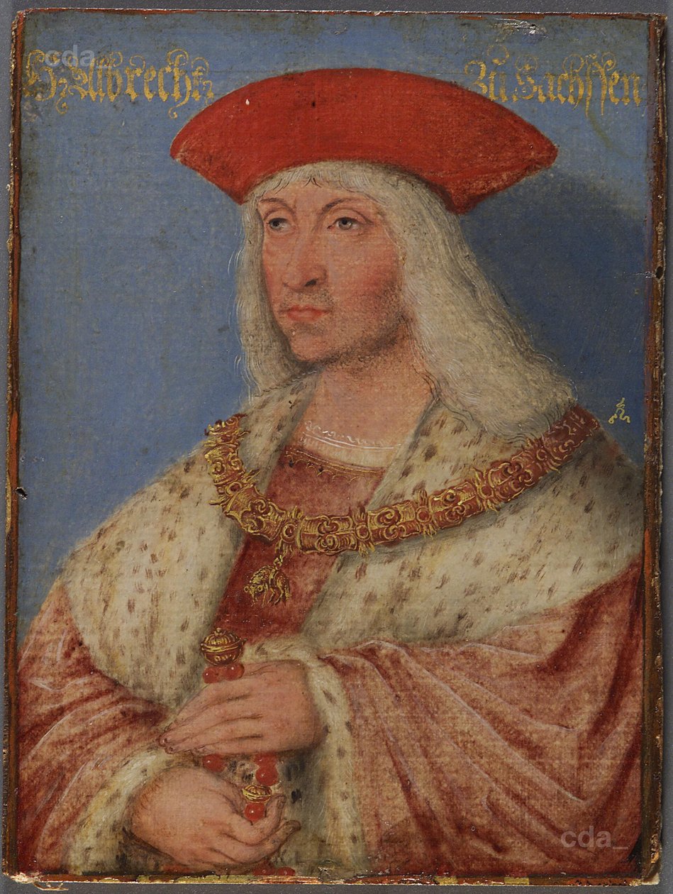 Albrecht den Modige, 1443-1500 (AT KHM GG4796) af Lucas Cranach the Younger