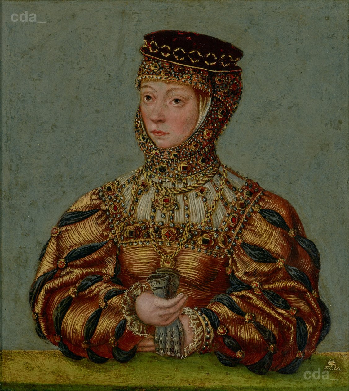 Barbara Radziwill af Lucas Cranach the Younger