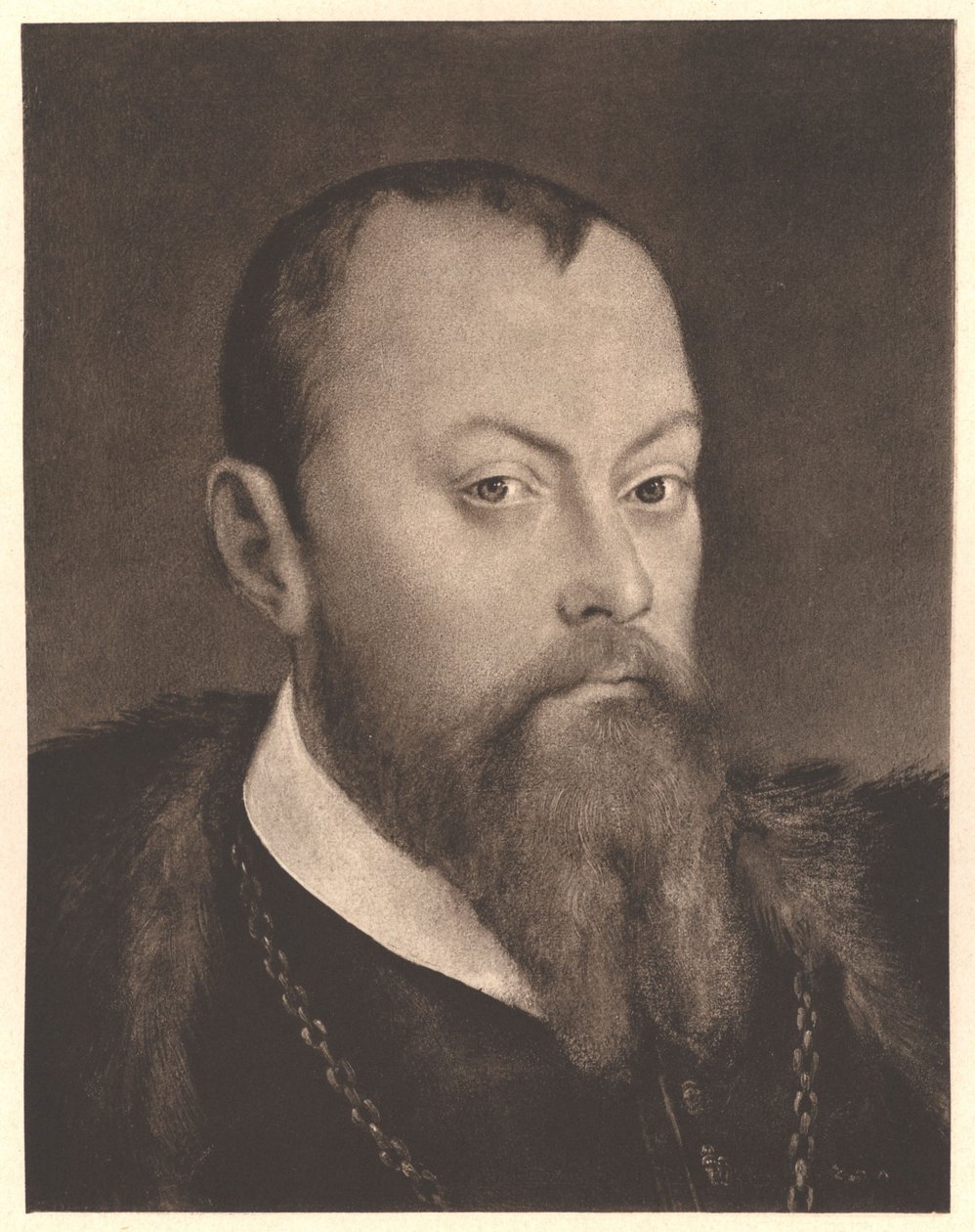 Tysk: Kurfyrste Moritz af Sachsen (1521-1553) Moritz, kurfyrste af Sachsen af Lucas Cranach the Younger