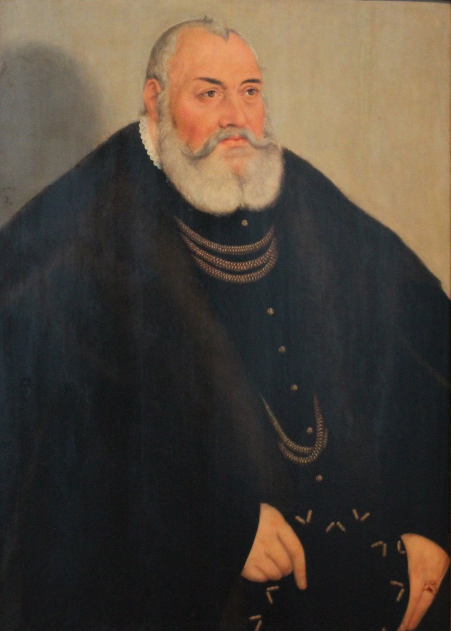 Portræt af Georg den Fromme af Brandenburg-Ansbach af Lucas Cranach the Younger