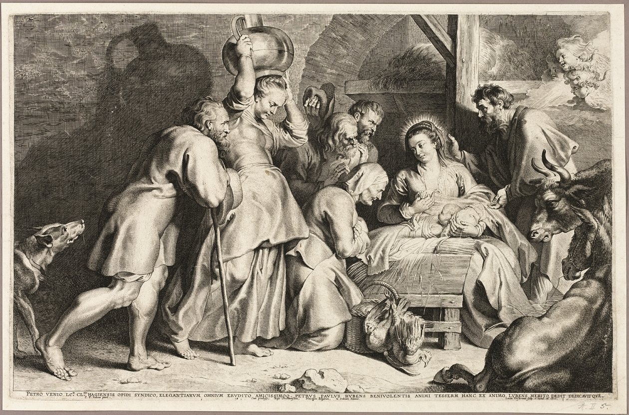 Tilbedelse af hyrderne af Lucas Emil Vorsterman