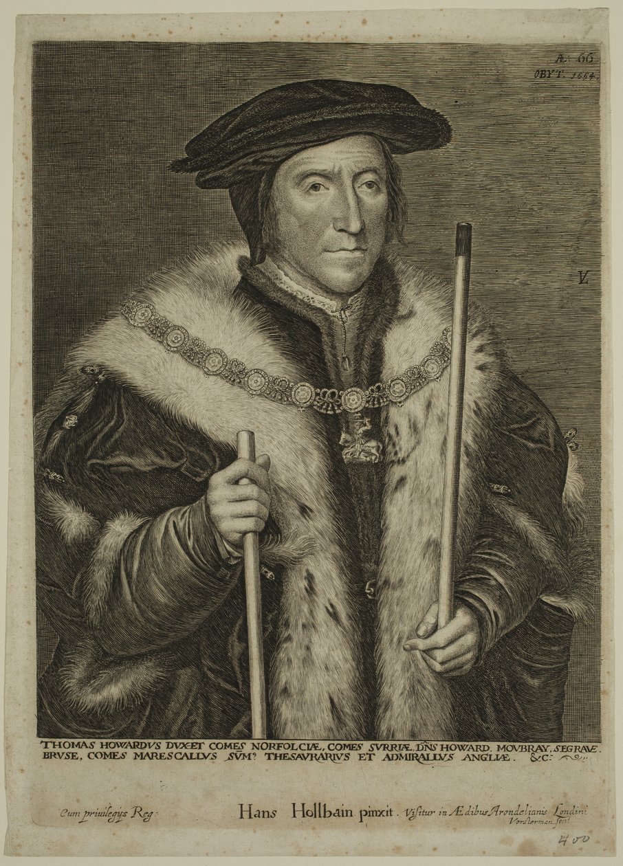 Thomas Howard, hertug af Norfolk af Lucas Emil Vorsterman
