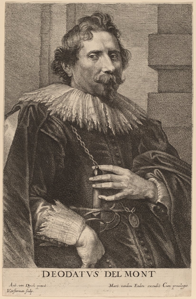 Pludselig Delmont af Lucas Emil Vorsterman after Sir Anthony van Dyck