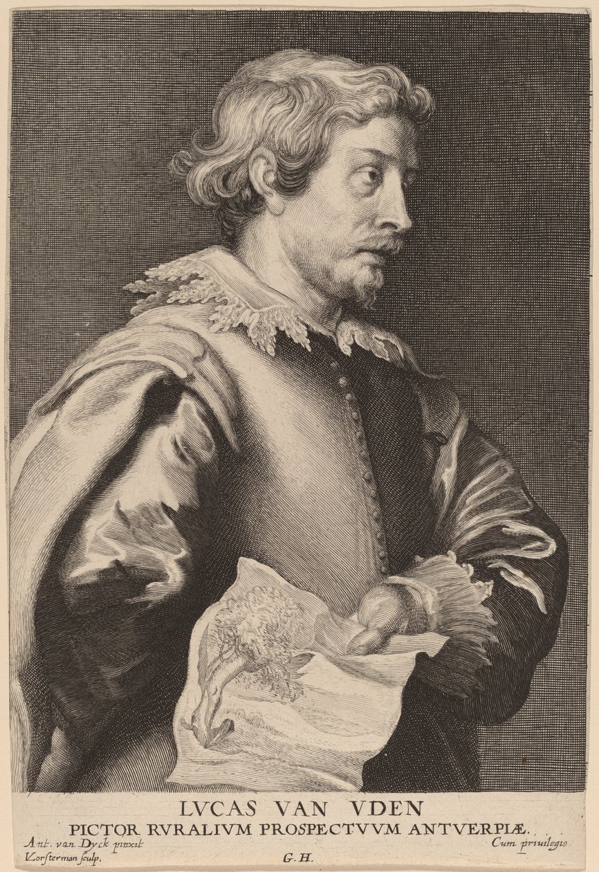 Lucas van Uden af Lucas Emil Vorsterman after Sir Anthony van Dyck