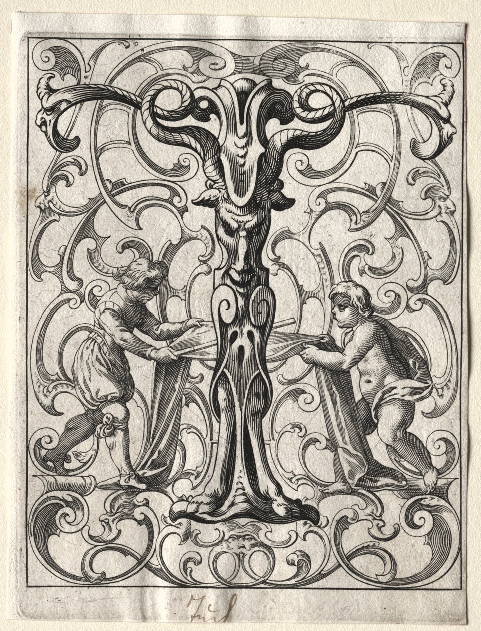 Nyt ABC-hæfte: T, 1627. af Lucas Kilian