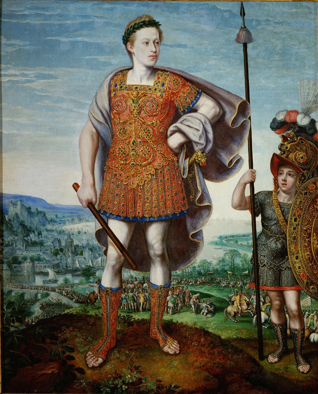 Ærkehertug Matthias som Scipio Africanus den ældre, 1580 af Lucas Valckenborch van