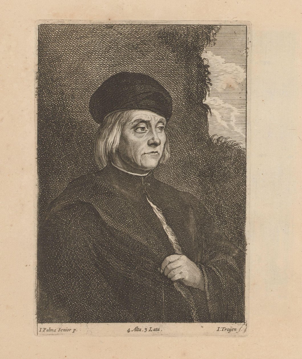 Portret af Francesco Maria I della Rovere af Lucas Vorsterman (II)