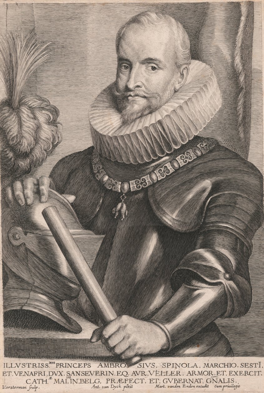 Ambrose Spinola Marquis af Sesti og Venafri af Lucas Vorsterman