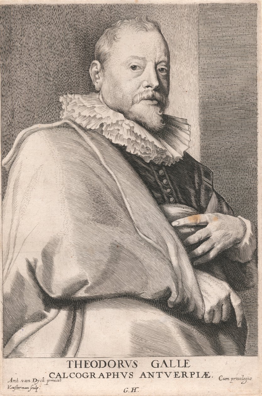 Theodore Galle, gravør af Antwerpen af Lucas Vorsterman