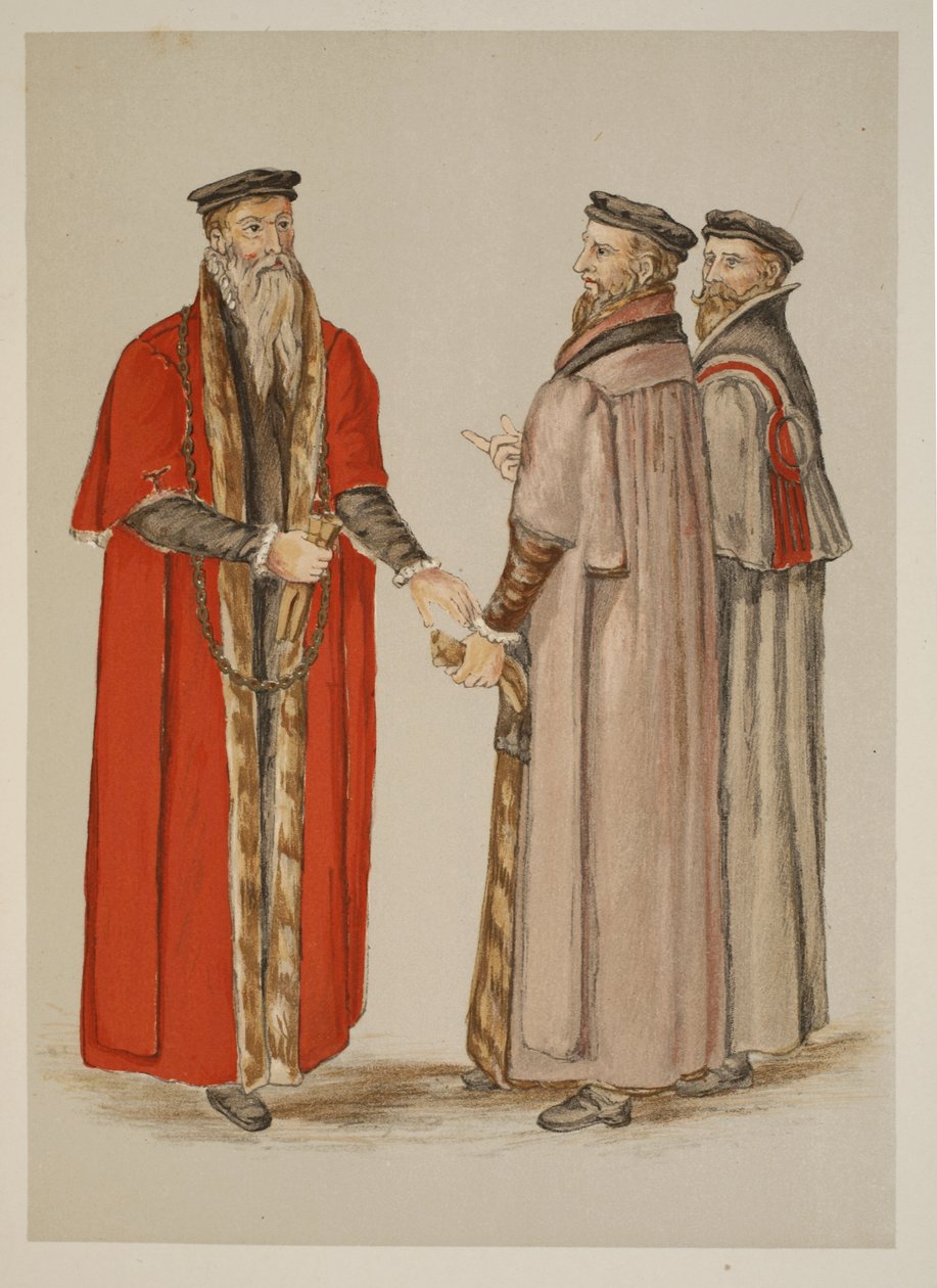Lord Mayor, Aldermen and liveryman, fra en beskrivelse af England skrevet under Elizabeth I