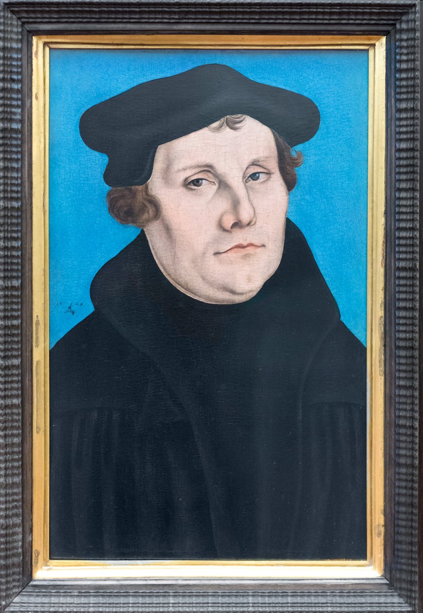Portrætter af Martin Luther af Lucas the Elder (workshop of) Cranach