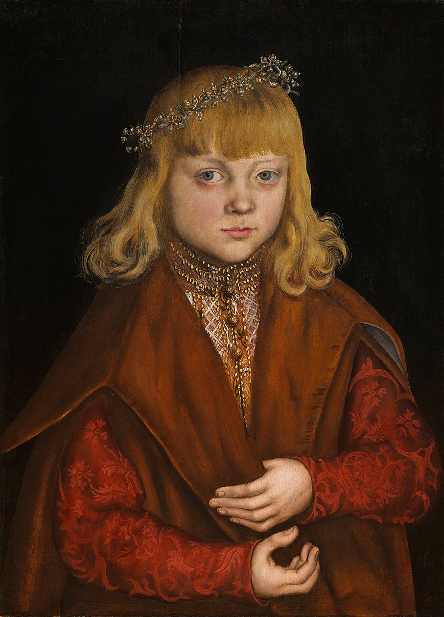 A Prince of Saxony, ca. 1517 (olie på panel) af Lucas the Elder Cranach