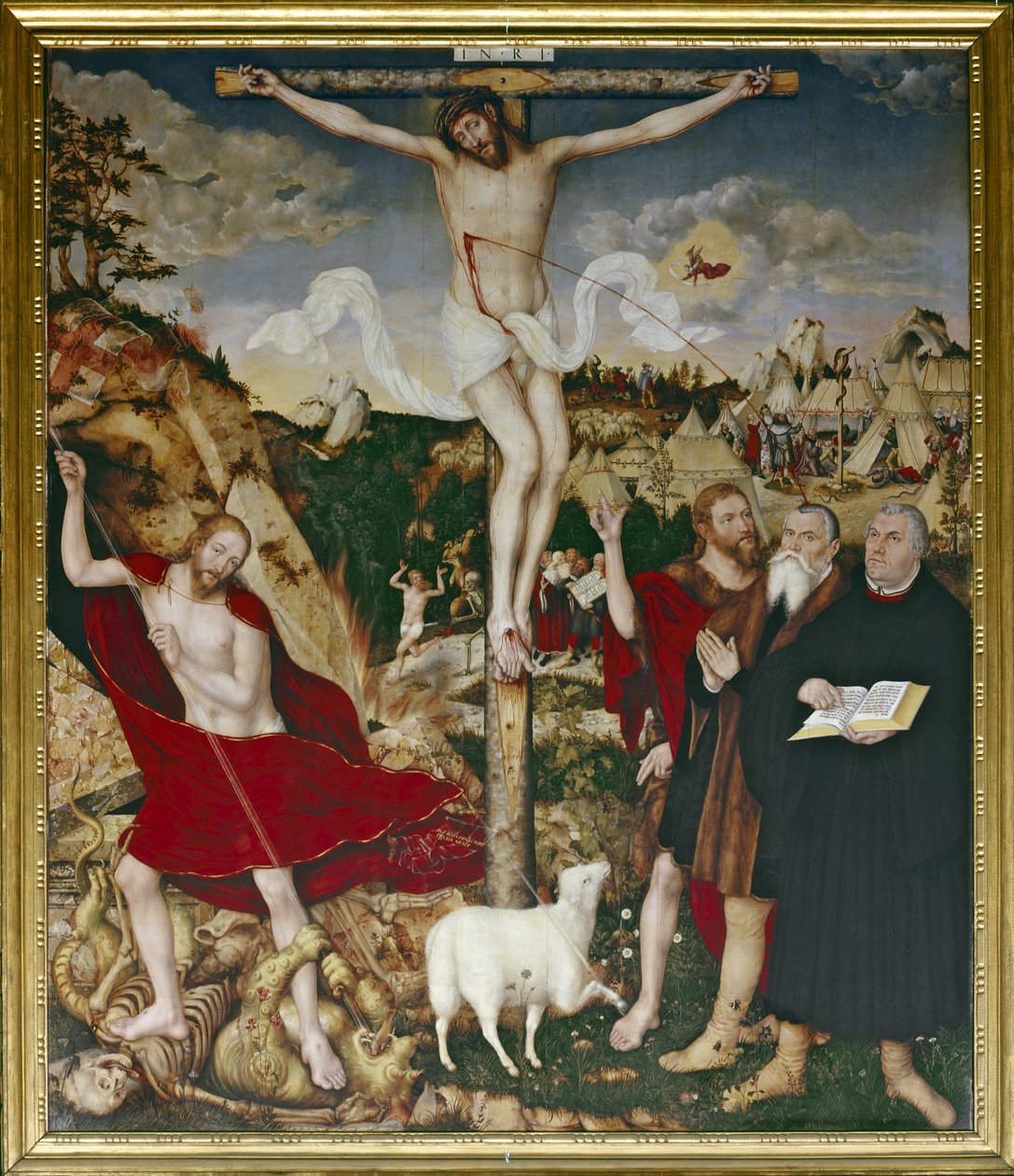 Kristus på korset af Lucas the Elder Cranach