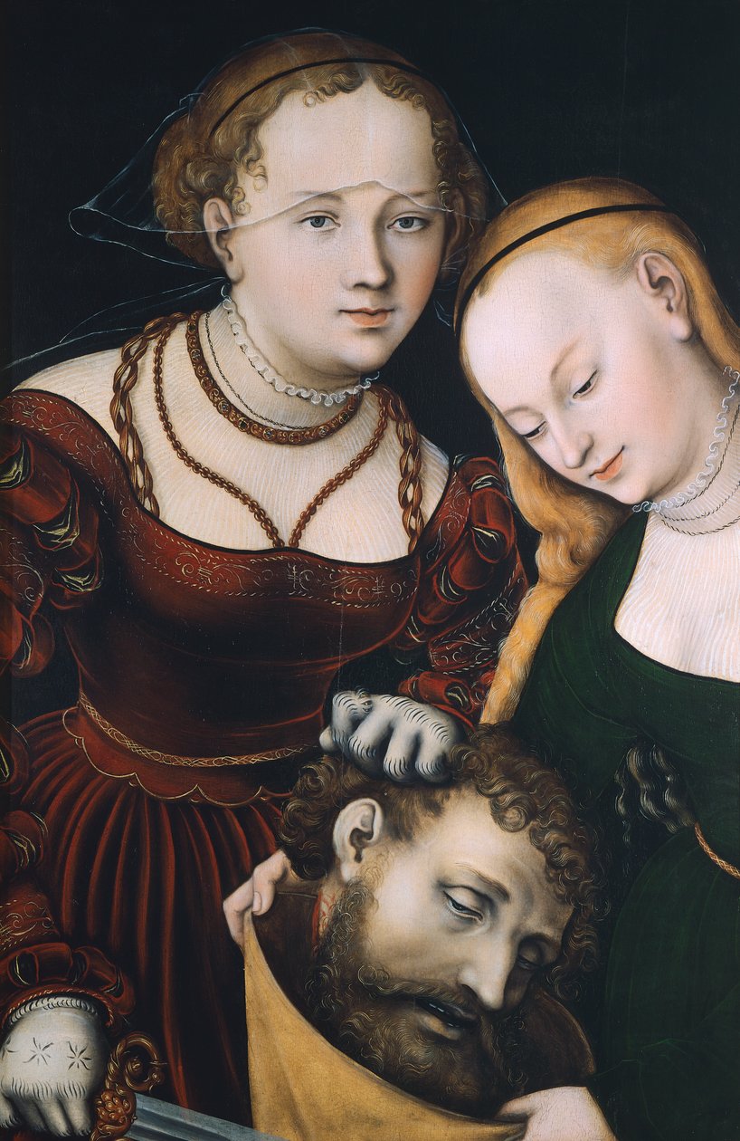 Judith med hovedet af Holofernes af Lucas Cranach Elder (1472-1553) af Lucas the Elder Cranach
