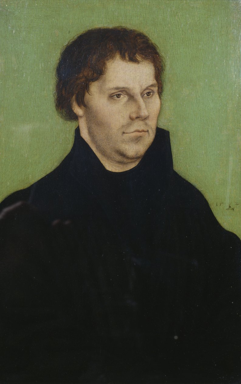 Portræt af Martin Luther af Lucas the Elder Cranach