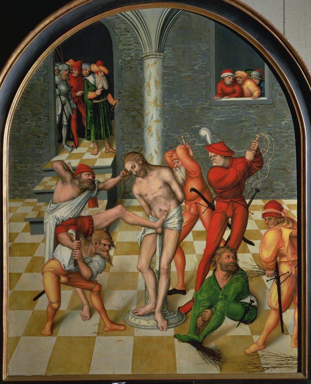 Kristi flagelation af Lucas the Elder Cranach