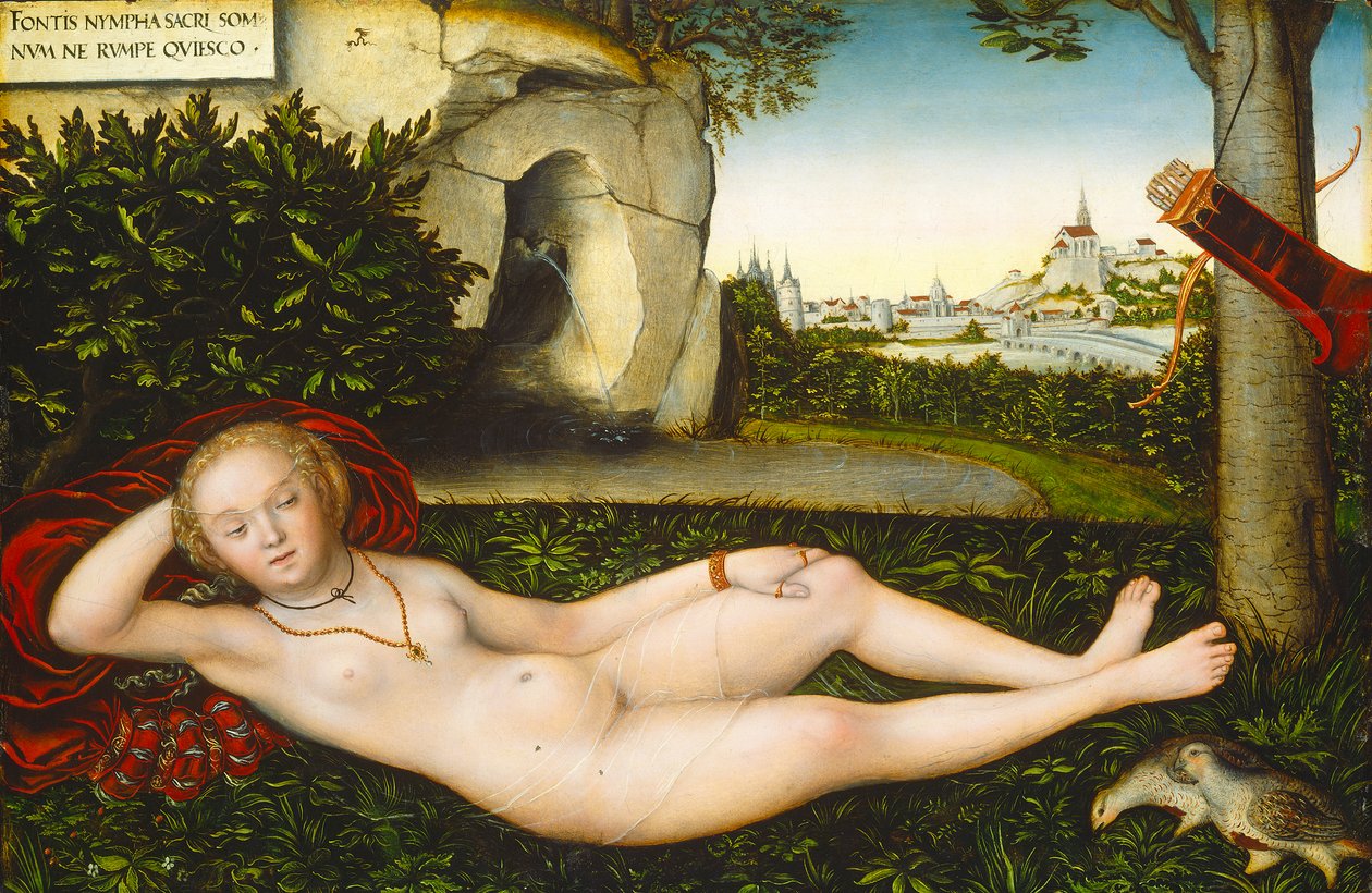 Forårets nymfe, efter 1537 (olie på panel) af Lucas the Elder Cranach