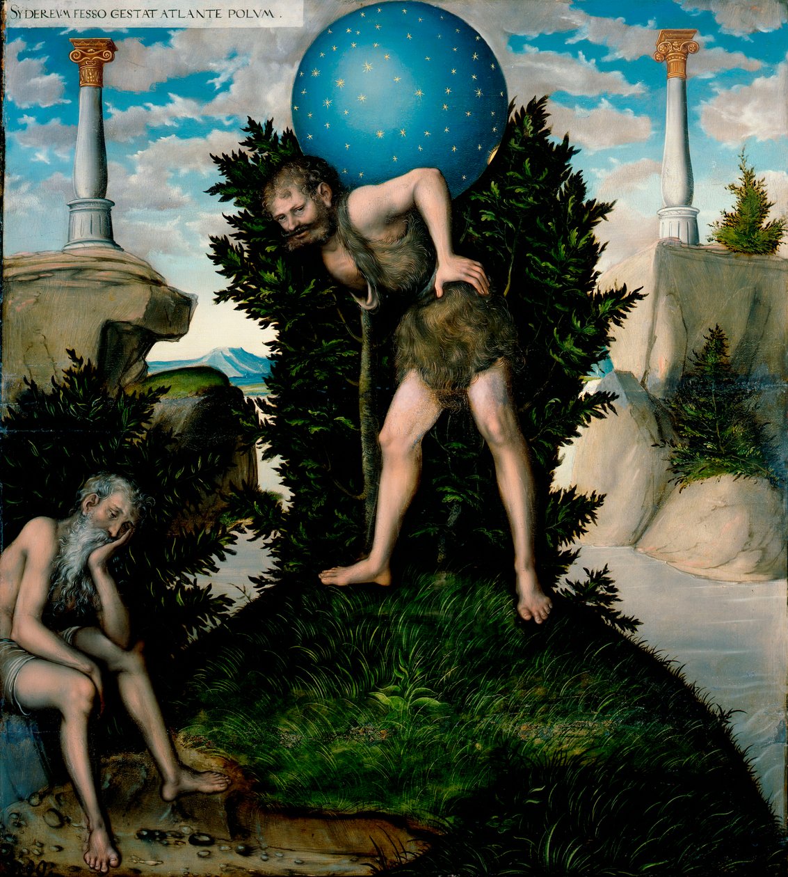 Labors of Hercules (Heracles): Hercules bærer Atlas