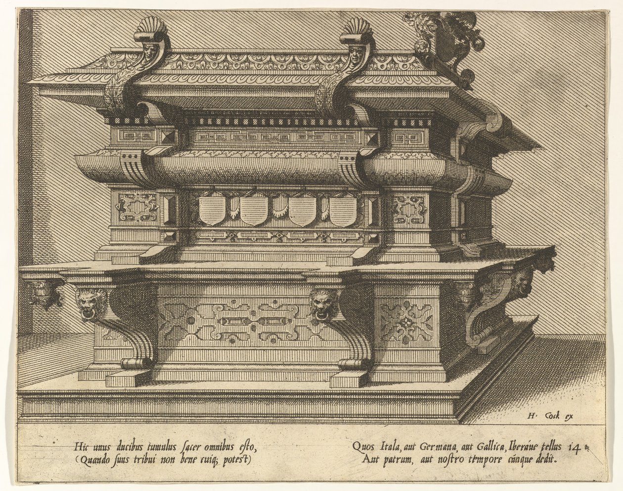 Cnotaphiorum 14, 1563. Creators: Johannes van Doetecum I, Lucas van Doetecum.dani af Lucas van Doetecum