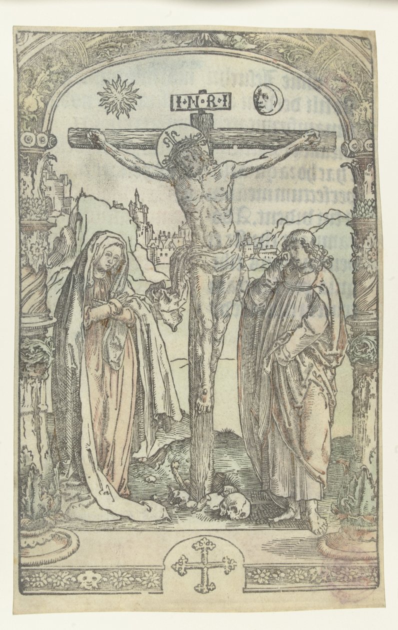 Kristus på korset af Lucas van Leyden (attributed to)