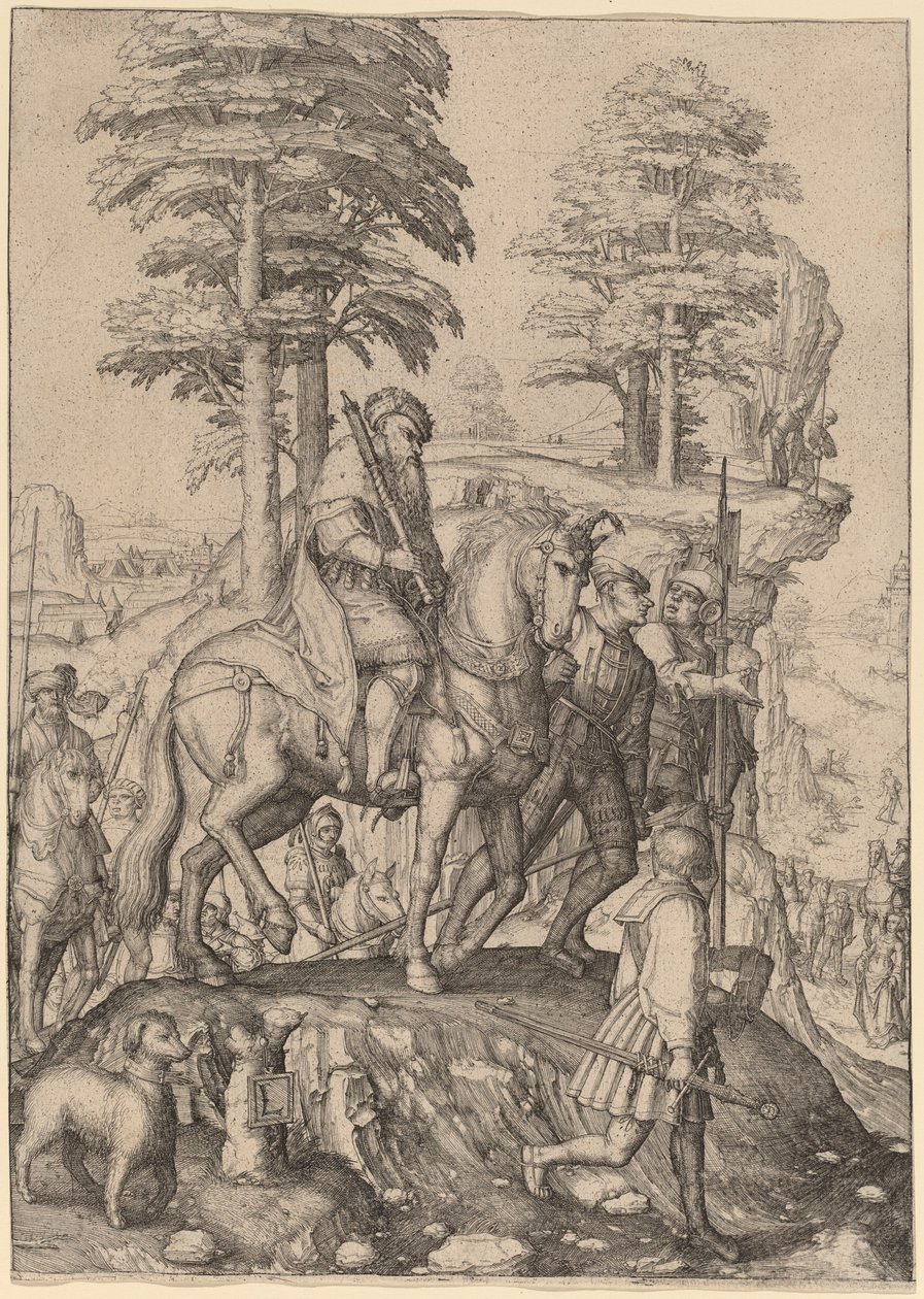 Abigail og David af Lucas van Leyden