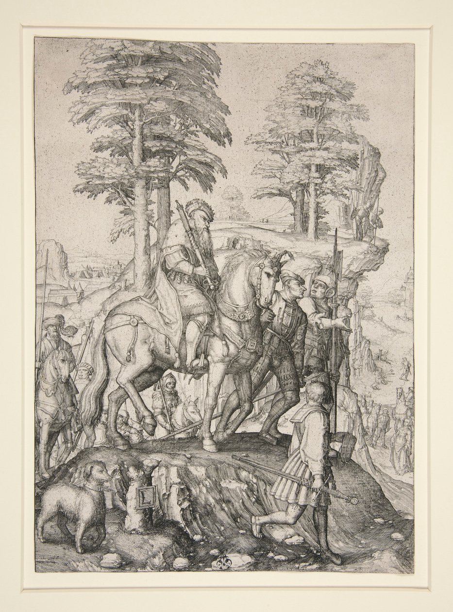 Abigail før David af Lucas van Leyden