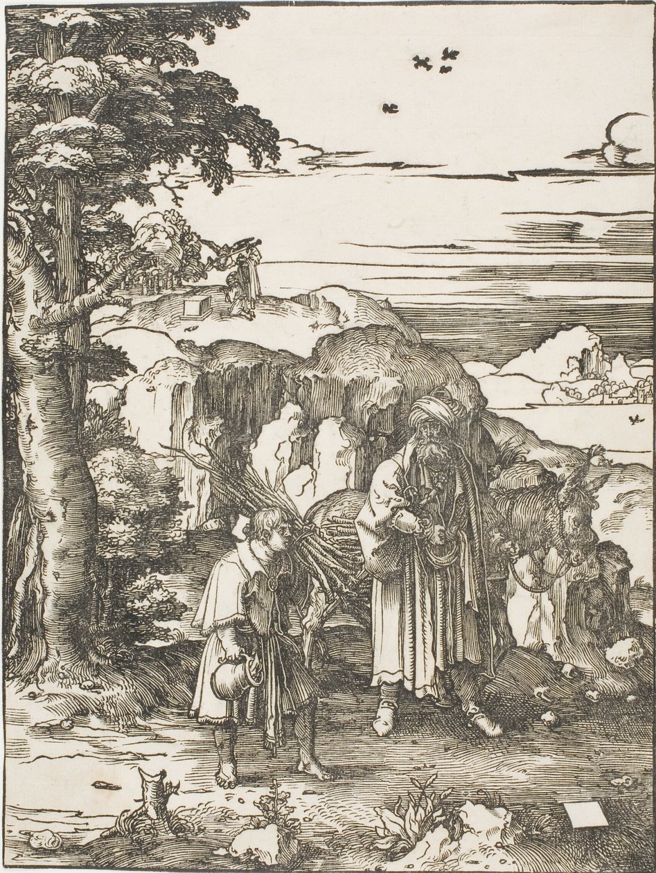 Abraham og Isak af Lucas van Leyden